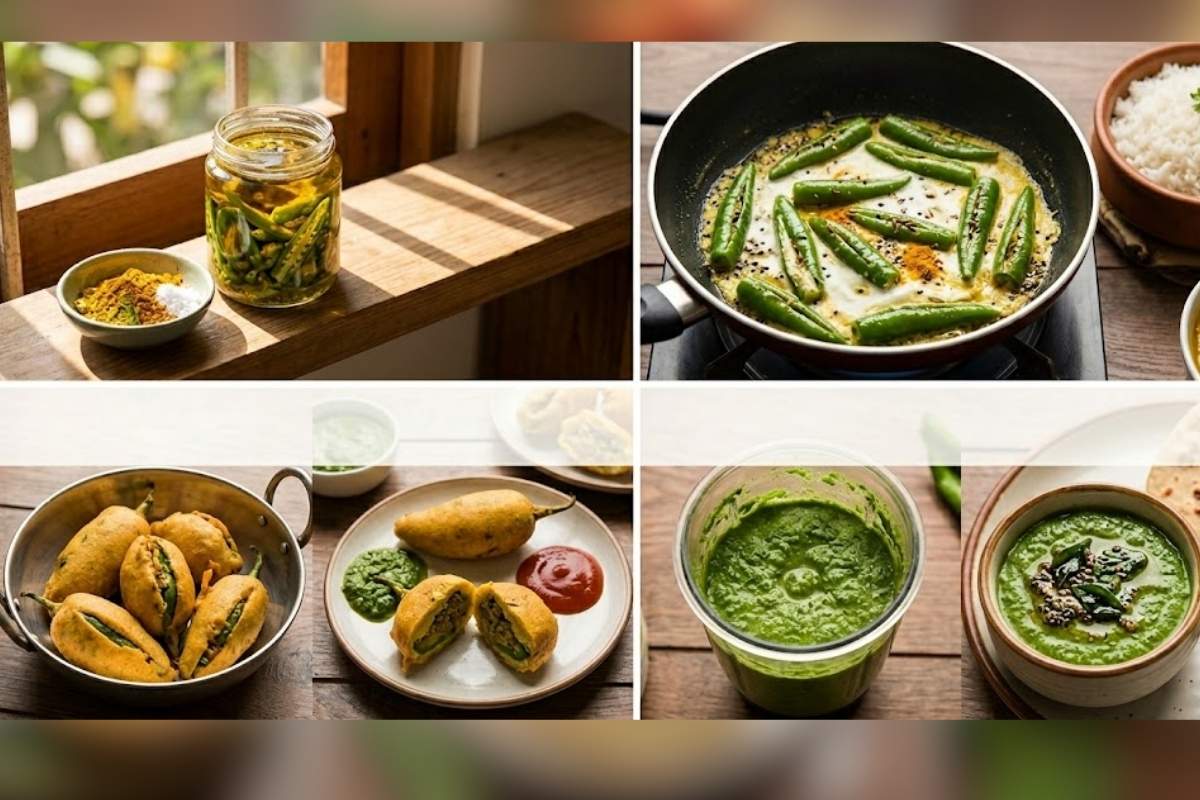 हरी मिर्च से बनाएं ये 4 तरह की रेसिपीज