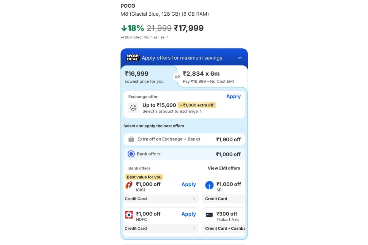 Poco M8 Price Details