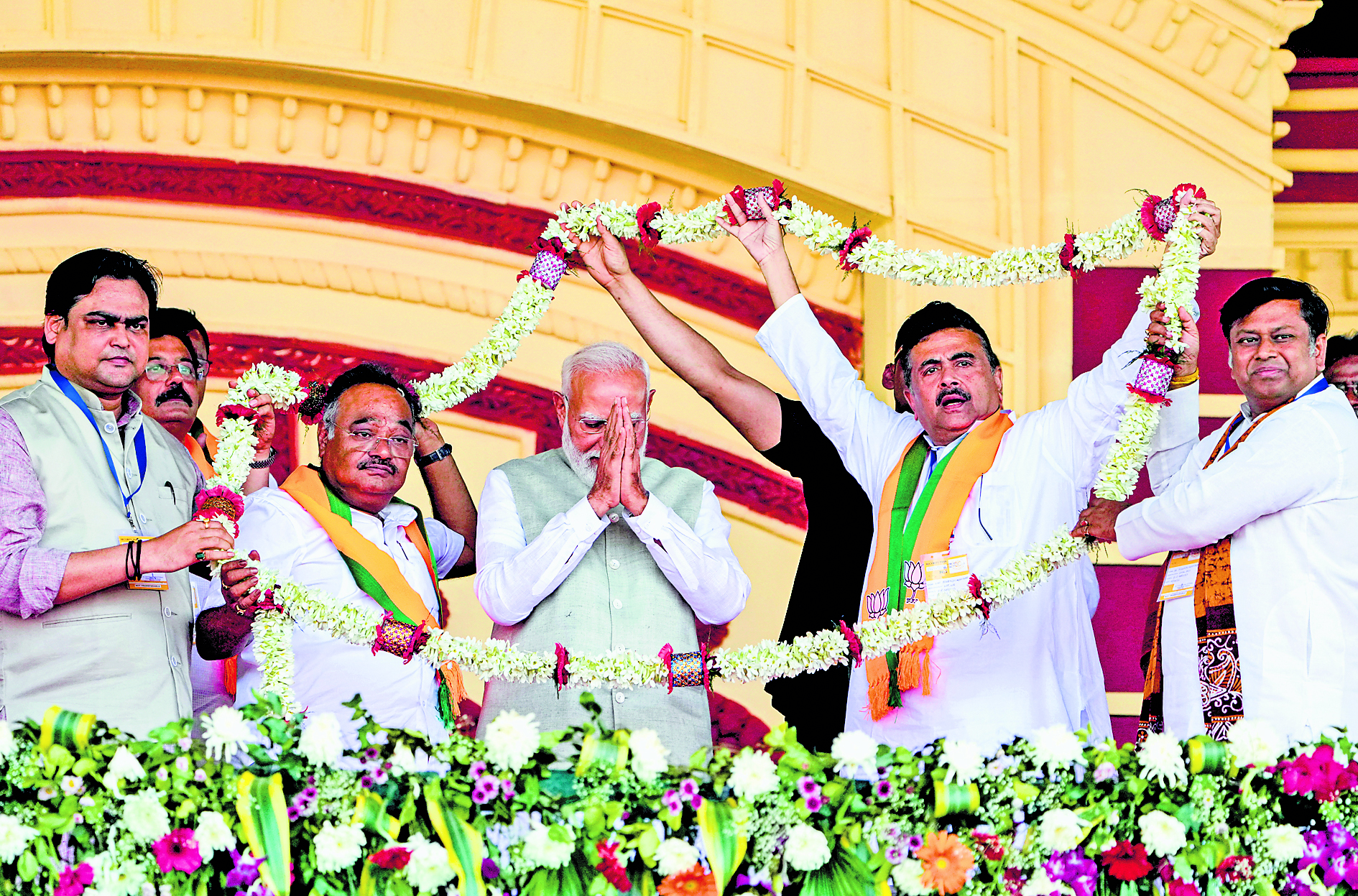भाजपा की ब्रिगेड रैली में गरजे पीएम मोदी, कहा- राज्य में अब परिवर्तन के तूफान को नहीं रोक पायेगी निर्मम तृणमूल सरकार