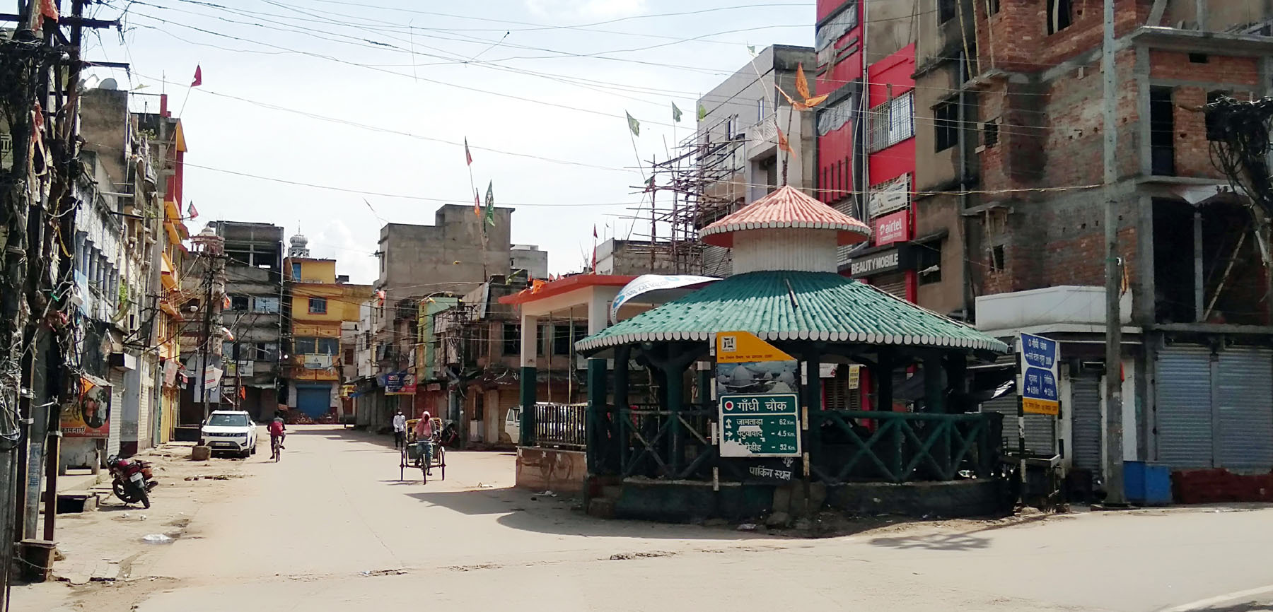 सड़क दुर्घटना में बाइक सवार की मौत