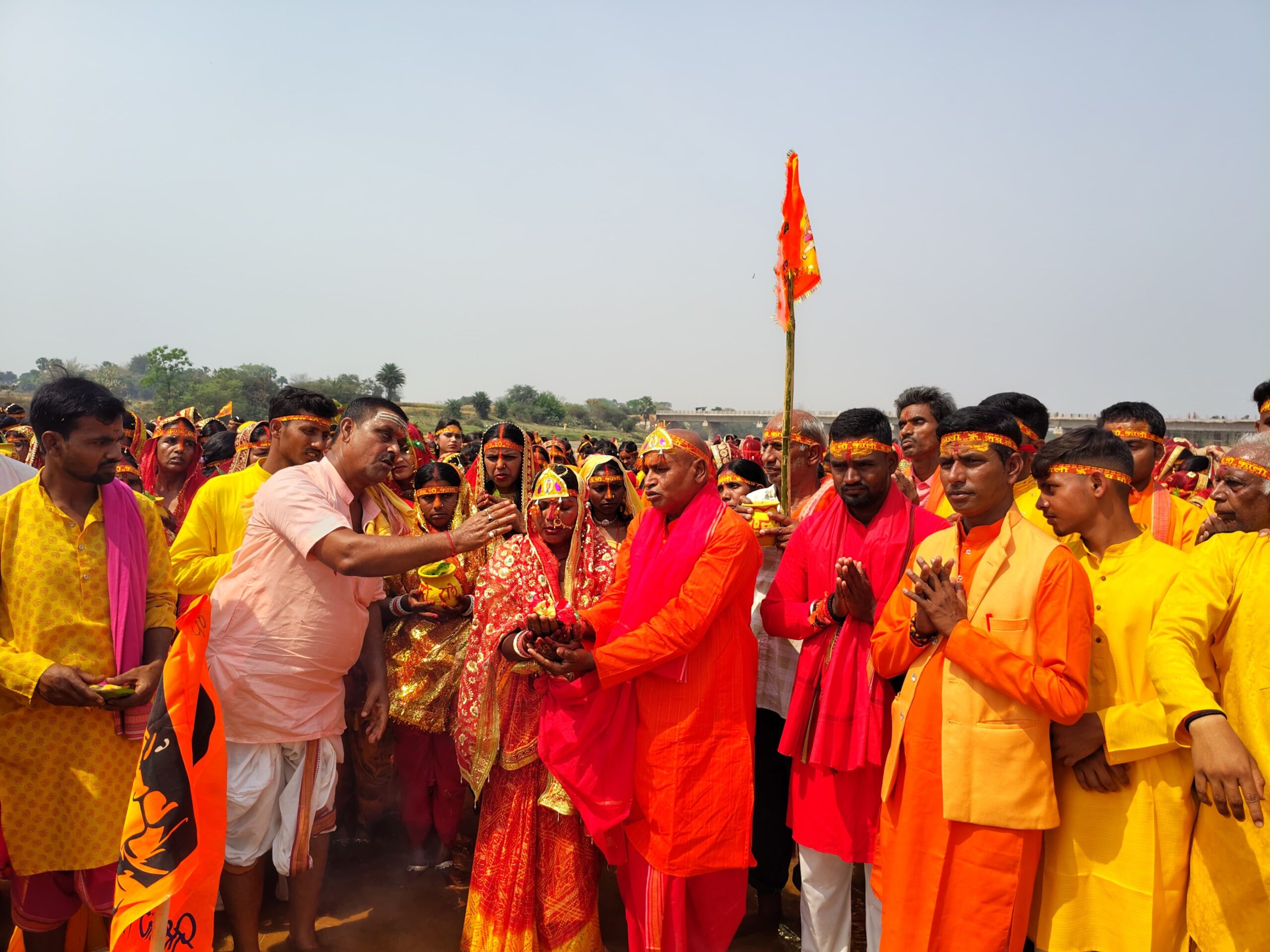 सारठ : कलश शोभा यात्रा से माहौल हुआ भक्तिमय