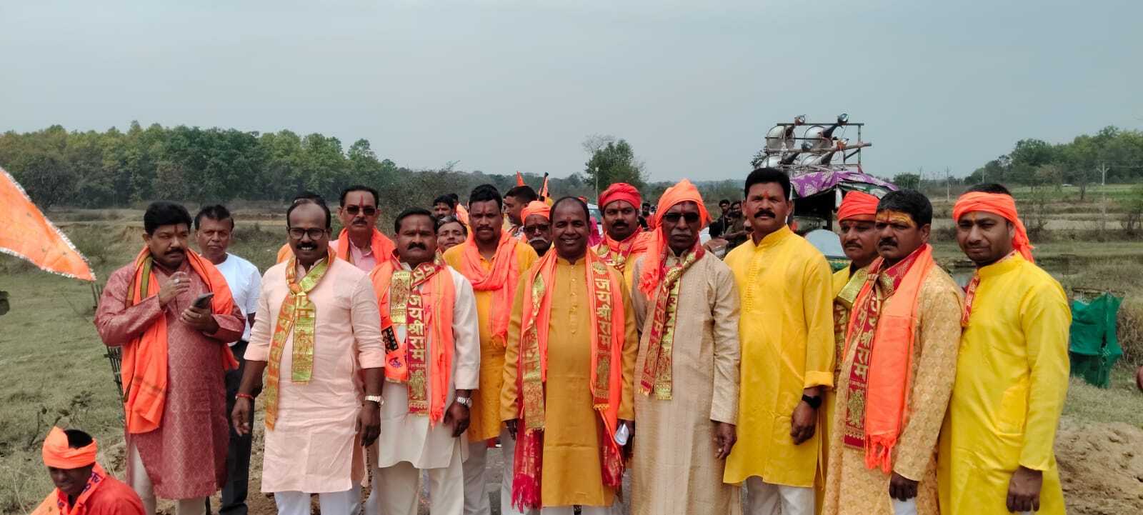 बजरंग बली मंदिर की वर्षगांठ मनायी गयी