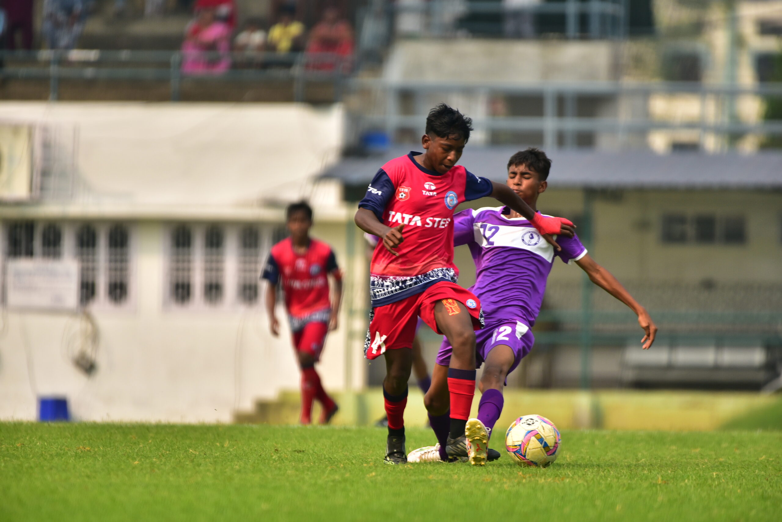Aiff sub junior football league match : कार्तिक मरांडी के गोल से जेएफसी अंडर-14 टीम जीती