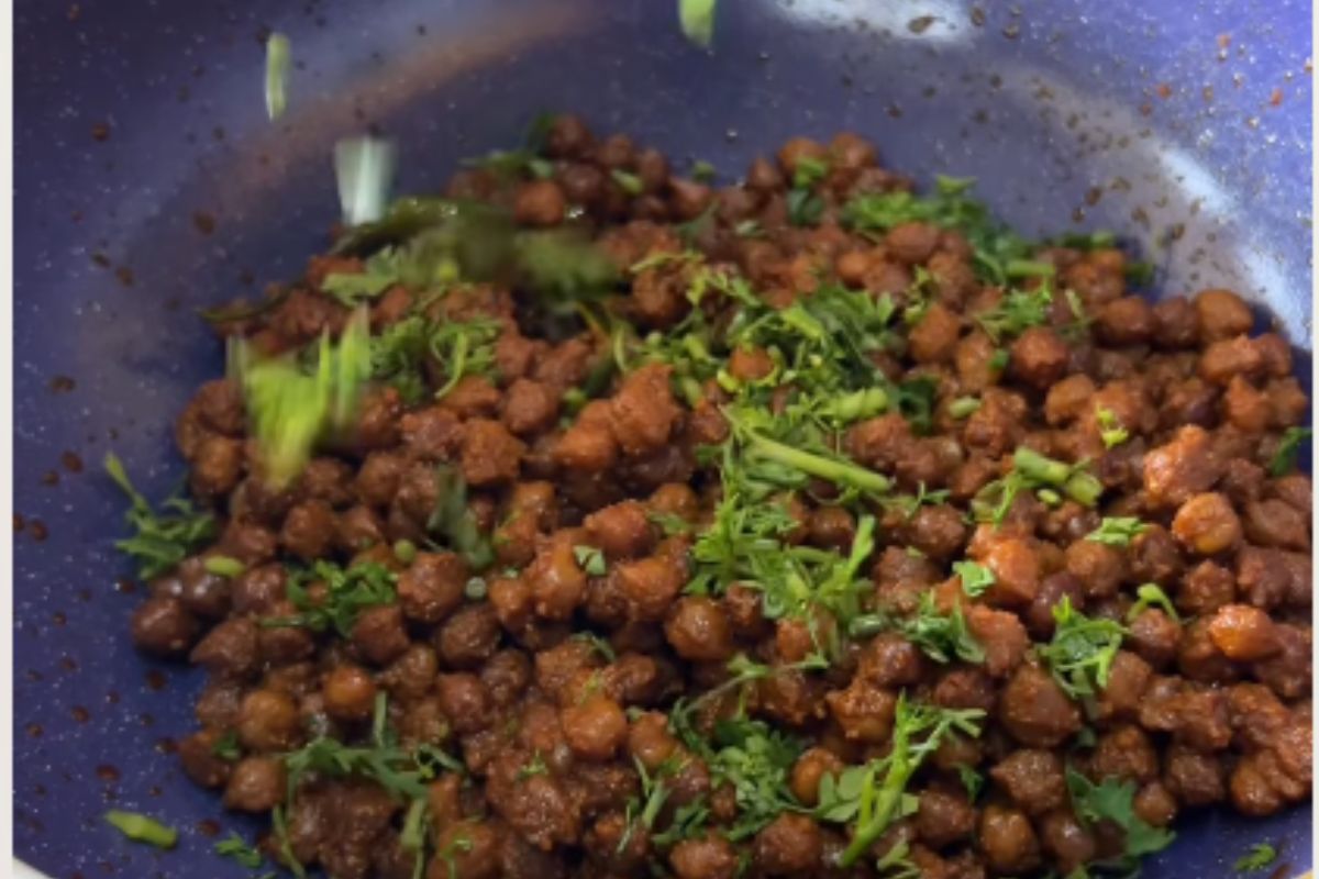 kale chane recipe