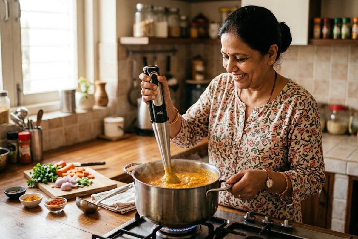 शेफ रणवीर से सीखें हैंड ब्लेंडर को इस्तेमाल करने का सही तरीका