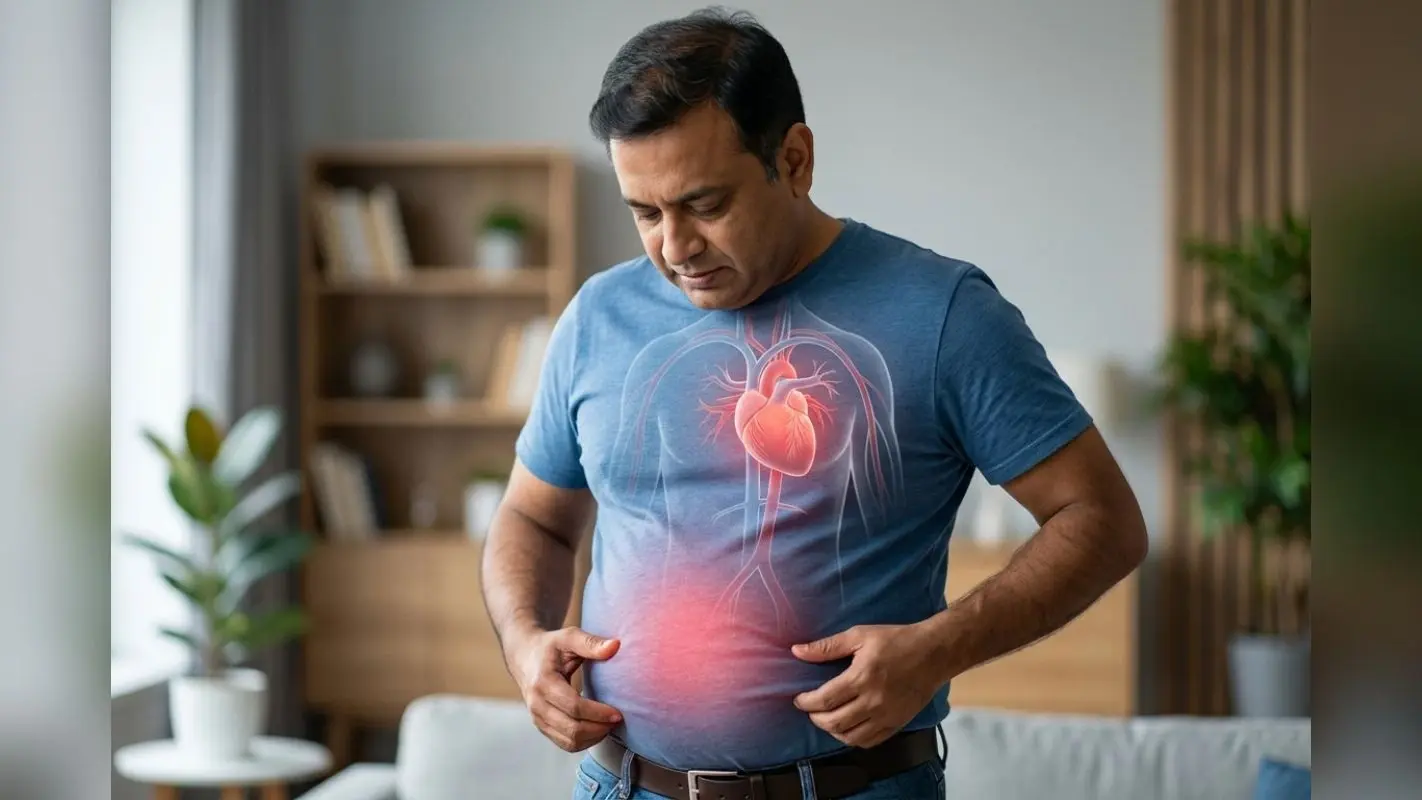 वजन नॉर्मल है फिर भी हार्ट फेलियर का खतरा? नई रिसर्च ने बताया कमर की चर्बी का असली सच