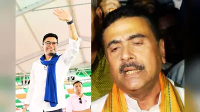 बंगाल चुनाव 2026: नंदीग्राम में अभिषेक बनर्जी और शुभेंदु अधिकारी की सभा, चढ़ा सियासी पारा