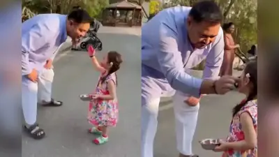 बेटी कात्यायनी संग रंगों में डूबे तेजस्वी यादव, वायरल वीडियो ने जीता सबका दिल