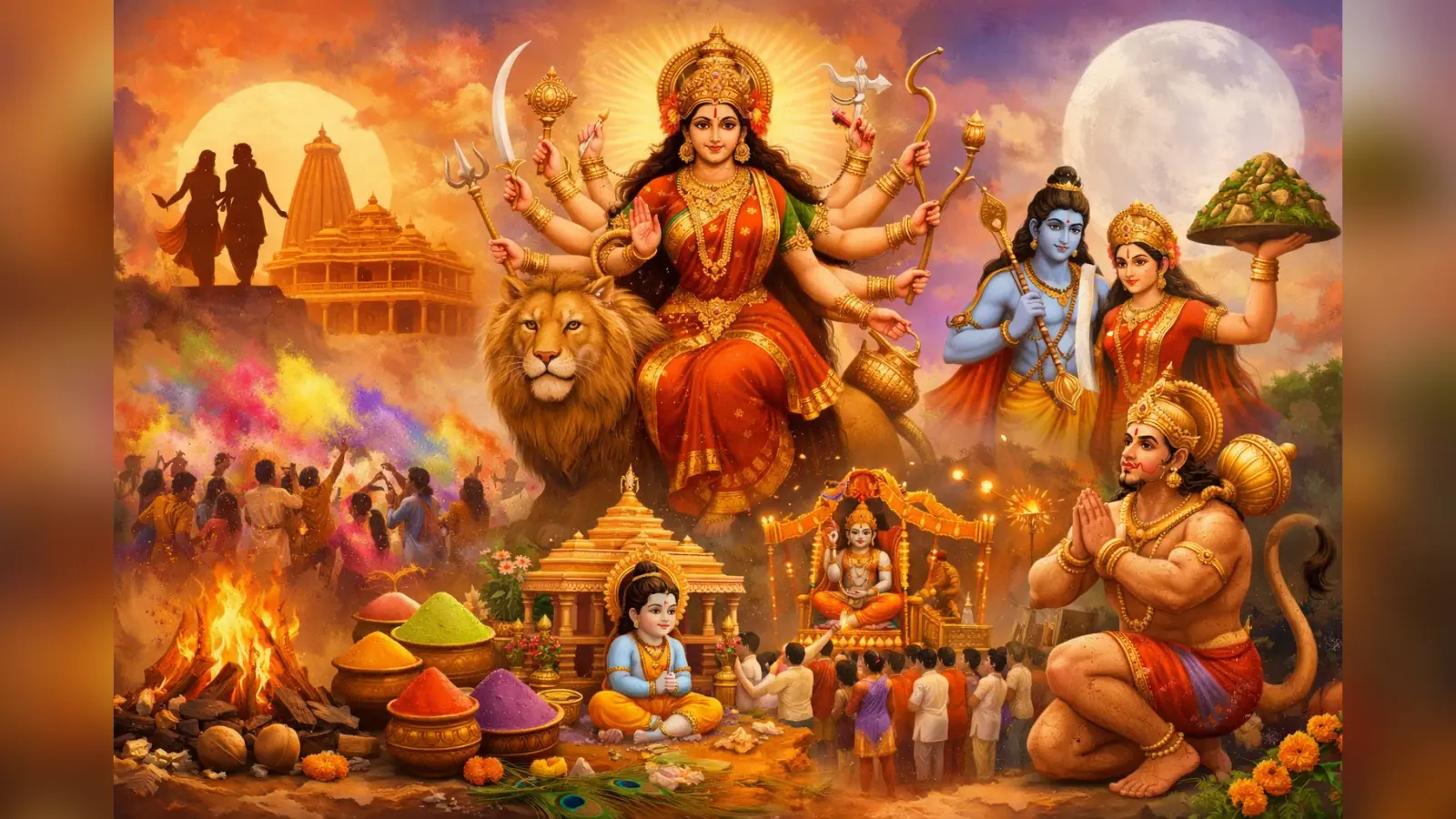 चैत्र मास लाएगा आस्था का रंग, नवरात्रि-रंगपंचमी-रामनवमी और हनुमान जयंती जैसे कई बड़े पर्व