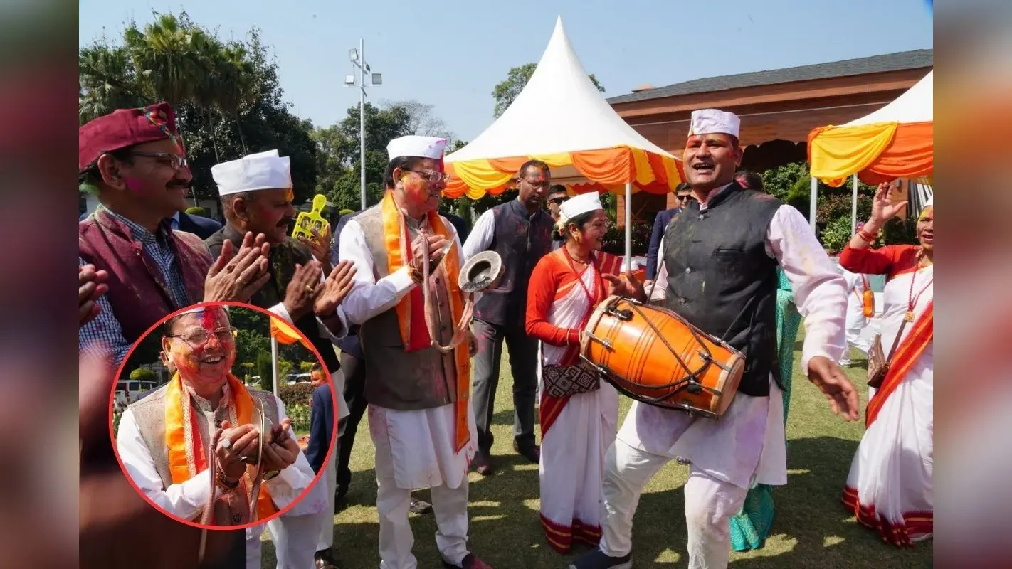 होली के रंगों में दिखी उत्तराखंड की संस्कृति, आस्था और विकास के संदेश के साथ दिखे सीएम धामी