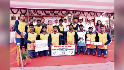 Rourkela News: कुआरमुंडा का ग्रीन क्लब बना संवर्धन ग्रामीण फुटबॉल प्रतियोगिता का चैंपियन