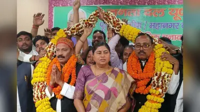 प्रकाश व अविनाश दोबारा निर्विरोध बने जिला जदयू अध्यक्ष
