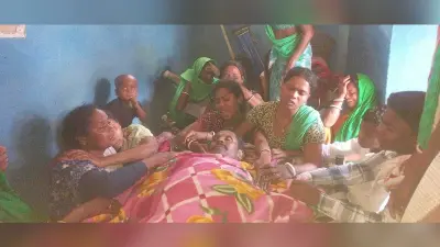 आदिवासी मजदूर की सड़क दुर्घटना में मौत