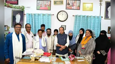 नवनिर्वाचित वार्ड पार्षदों से मिले स्वास्थ्य मंत्री