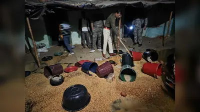 पुलिस ने अवैध जावा महुवा जब्त कर किया नष्ट