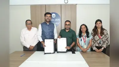 Jamshedpur News : अरका जैन विवि व मार्कहब-24 के बीच एमओयू
