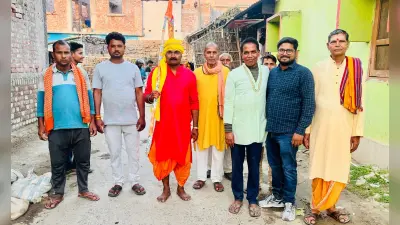 नौ दिवसीय देवी भागवत सह राम कथा का हुआ शुभारंभ
