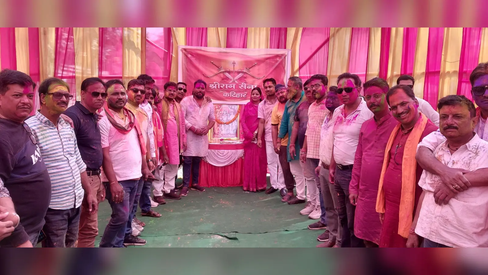 श्री राम सेना ने होली मिलन समारोह का किया आयोजन
