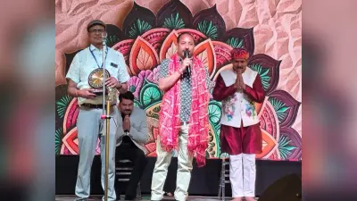 Giridih News :राजस्थानी लोकनृत्य ने बांधा समा