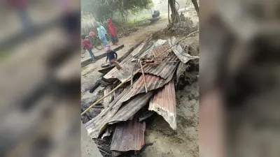 अगलगी में दो घर जले, नकद 50 हजार समेत लाखों की क्षति