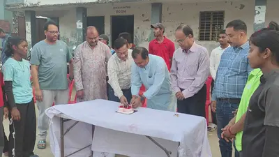 जिला खेल संघ ने मनाया डीएसए ग्राउंड का स्थापना दिवस