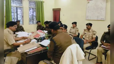 क्राइम मीटिंग में अपराध नियंत्रण को लेकर डीएसपी सख्त