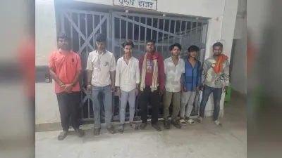 फ्लैग मार्च के दौरान 7 स्माईकर गिरफ्तार