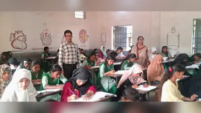 केंद्रों पर कड़ी निगरानी में हुई 9वीं बोर्ड की परीक्षा
