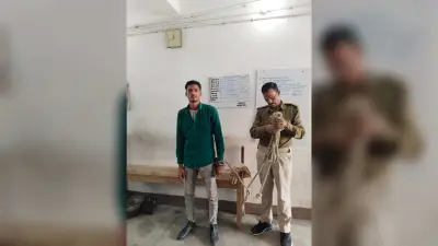मारपीट व आर्म्स एक्ट का फरार आरोपित गिरफ्तार