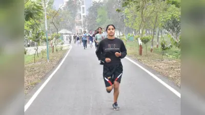 अंतरराष्ट्रीय महिला दिवस के पूर्व संध्या दौड़ का आयोजन, नारी सशक्तिकरण का दिया संदेश