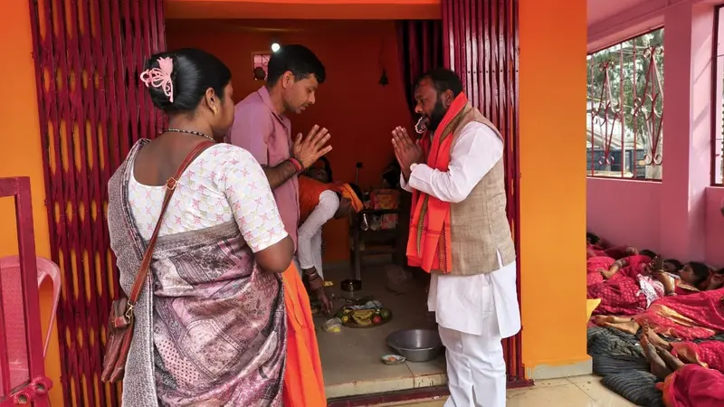 बक्सपुर में हनुमान मंदिर की प्राण प्रतिष्ठा