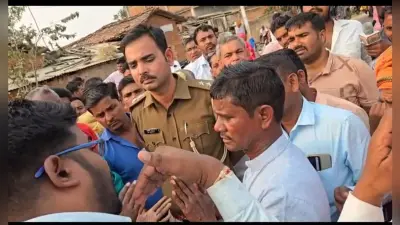 Giridih News :हादसे में अधेड़ की हुई मौत मामले में ग्रामीणों ने की सड़क जाम