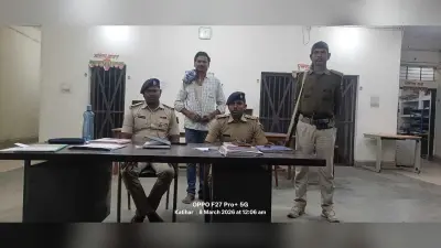 पुलिस ने वारंटी को गिरफ्तार कर न्यायिक हिरासत में भेजा