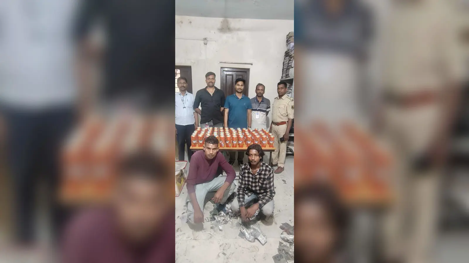उत्पाद विभाग की छापेमारी में 64 लीटर शराब के साथ चार तस्कर गिरफ्तार
