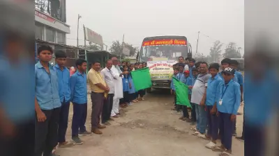 शैक्षणिक परिभ्रमण पर मिथिला हाट गये स्कूली बच्चे