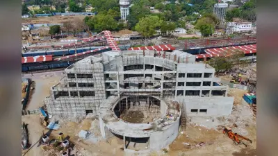 गया जंक्शन पर मिलेगी वर्ल्ड क्लास फैसिलिटी, मॉडर्न कॉनकोर्स का हो रहा निर्माण