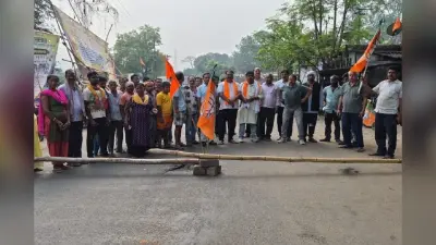 Giddi Bandh: विष्णुगढ़ दरिंदगी मामले के विरोध में गिद्दी कोयलांचल बंद, सड़क पर उतरे भाजपा समर्थक