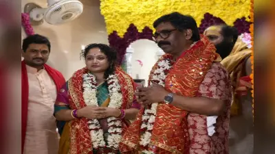 रामनवमी पर रांची के तपोवन राम मंदिर पहुंचे सीएम हेमंत और कल्पना सोरेन, पूजा-अर्चना की