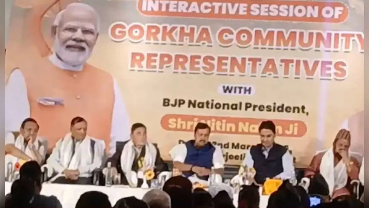 भाजपा अध्यक्ष नितिन नबीन की गोरखाओं से मुलाकात, गौरखालैंड की फिर उठी मांग