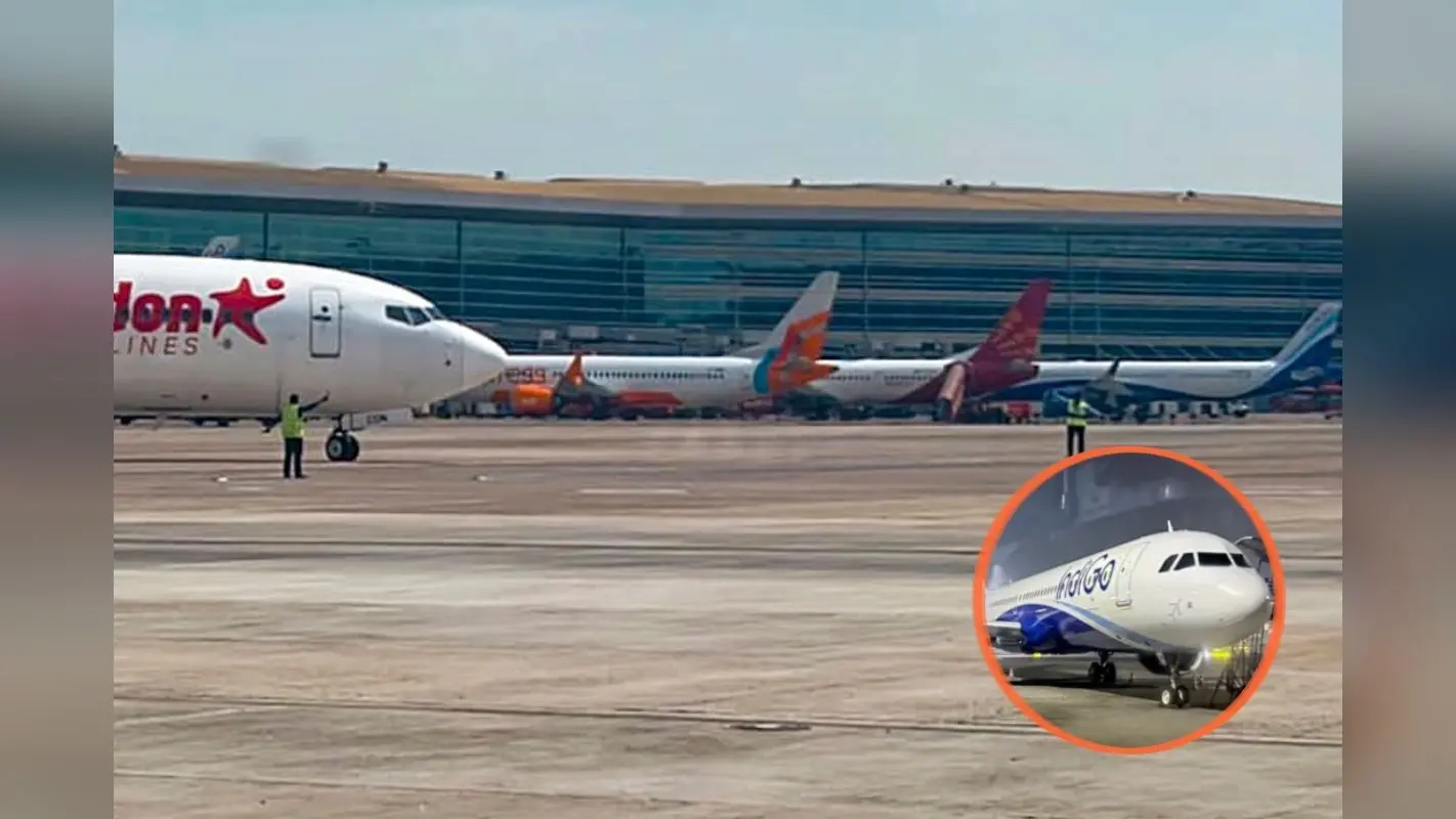 IndiGo फ्लाइट का इंजन फेल! IGI Airport पर फुल इमरजेंसी के साथ हुई लैंडिंग