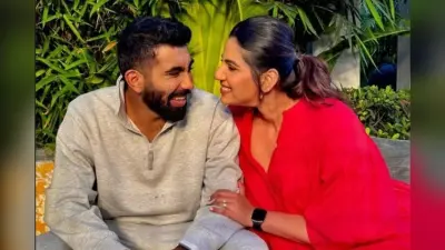 किडनी टचिंग कैप्शन… वेडिंग एनिवर्सरी पर पत्नी संजना ने बुमराह के मजे लिए