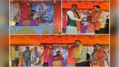 Jonha Shri Ram Katha: जोन्हा की श्रीराम कथा में राम वनवास से छलक उठीं आंखें, किष्किन्धा कांड सुन मंत्रमुग्ध हुए श्रद्धालु