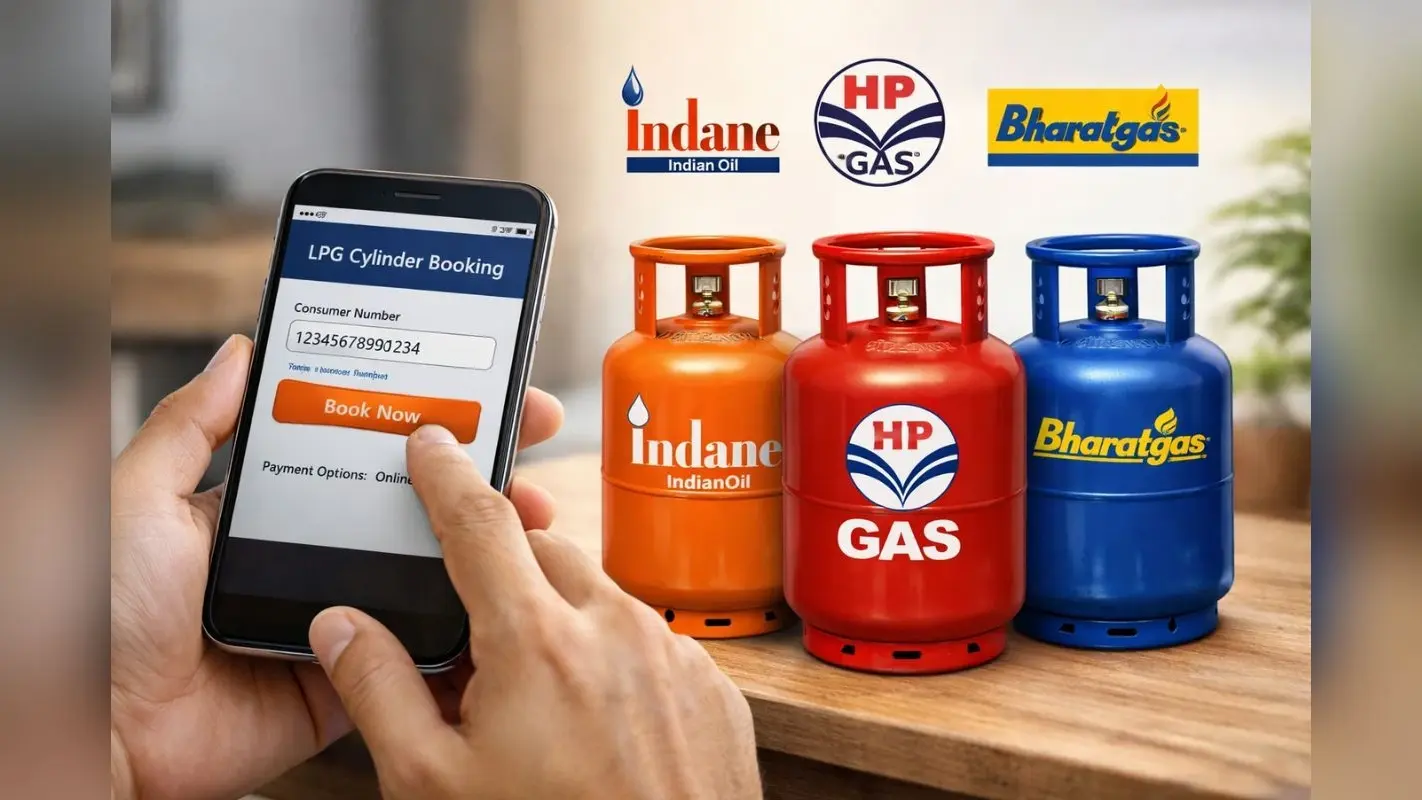 घर बैठे मिनटों में बुक करें LPG सिलेंडर, जानिए Indane-HP-Bharat Gas के आसान तरीके