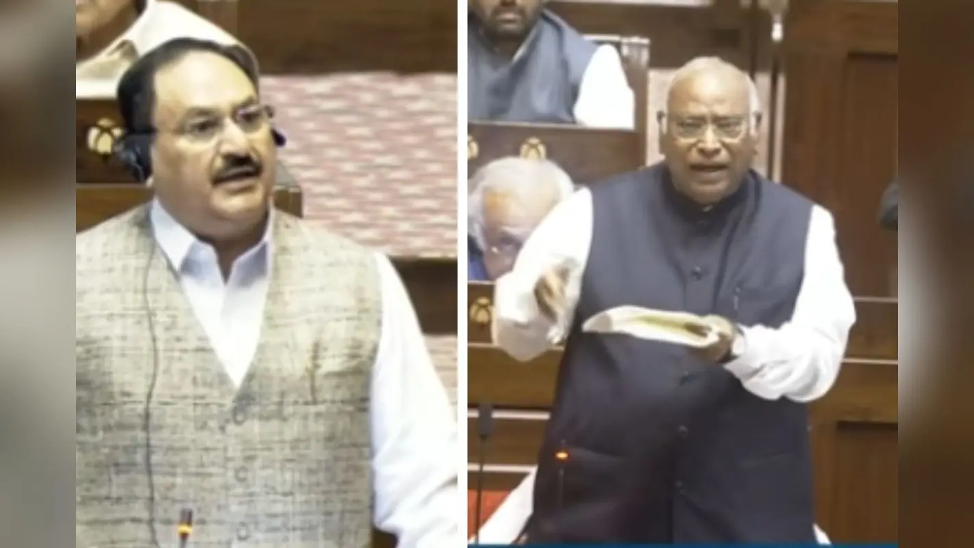 राज्यसभा: मल्लिकार्जुन खरगे और जेपी नड्डा आमने-सामने, एलपीजी के मुद्दे पर हंगामा