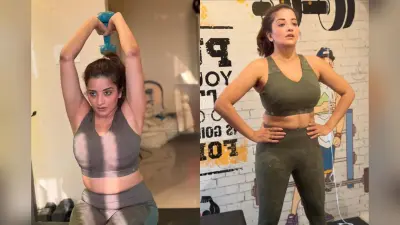 जिम लुक में नजर आई मोनालिसा, सोशल मीडिया पर शेयर की तस्वीरें