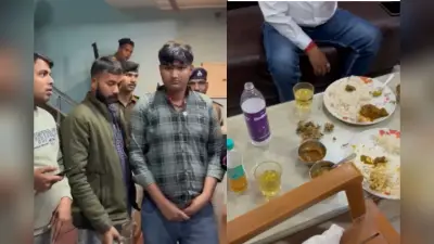 होली से पहले मोतिहारी में पुलिस का एक्शन, शराब पार्टी करते 5 लोगों को होटल से पकड़ा