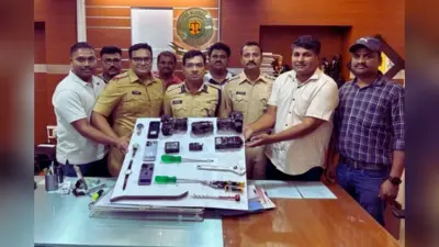 मुंबई पुलिस ने बिहार-बंगाल के चोर गिरोह का किया भंडाफोड़, लाखों का सामान बरामद