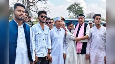 झारखंड के वित्त मंत्री राधाकृष्ण किशोर ने पलामू में मनाई ईद, केएन त्रिपाठी ने दी शुभकामनाएं