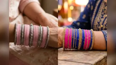 साड़ी हो या सूट, पिंक चूड़ियों के साथ ये रंग के बैंगल्स का कॉम्बिनेशन लगेगा खूबसूरत