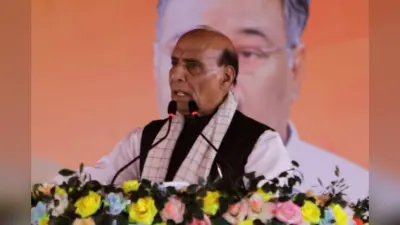 एक महीने में अपराधी जेल में होंगे या भगवान जाने…, परिवर्तन यात्रा रैली से राजनाथ सिंह का अल्टीमेटम